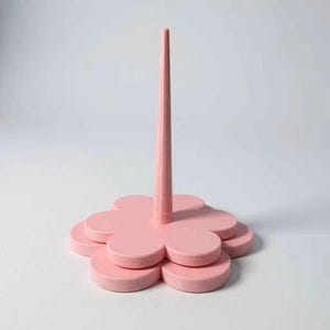 3D Printed Yarn Spinner | Flower Base Yarn Guide | Crochet Tool Gift
