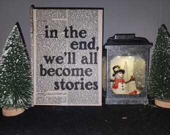 Wooden Book Box for Mini Books -3D Printed Books-Miniature Books- Dollhouse Accessories-Wooden Box- Knickknack Box-TBR-Book Lover-Reading
