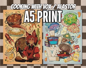 Hazbin Hotel Summer Alastor Fan Art Print Ll Alastor Summer Poster