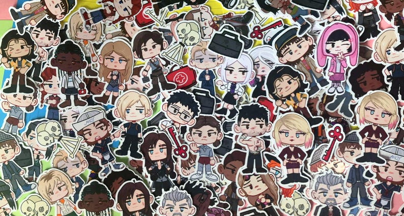 UPDATED! Choose your Survivor + Item! | DBD stickers | Dead By Daylight Matte Stickers | Buy 3, get 1 free! image 3