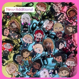 NEW RELEASES! dbd inspired survivor keychains | Dead By Daylight Charms | 2.5 inches