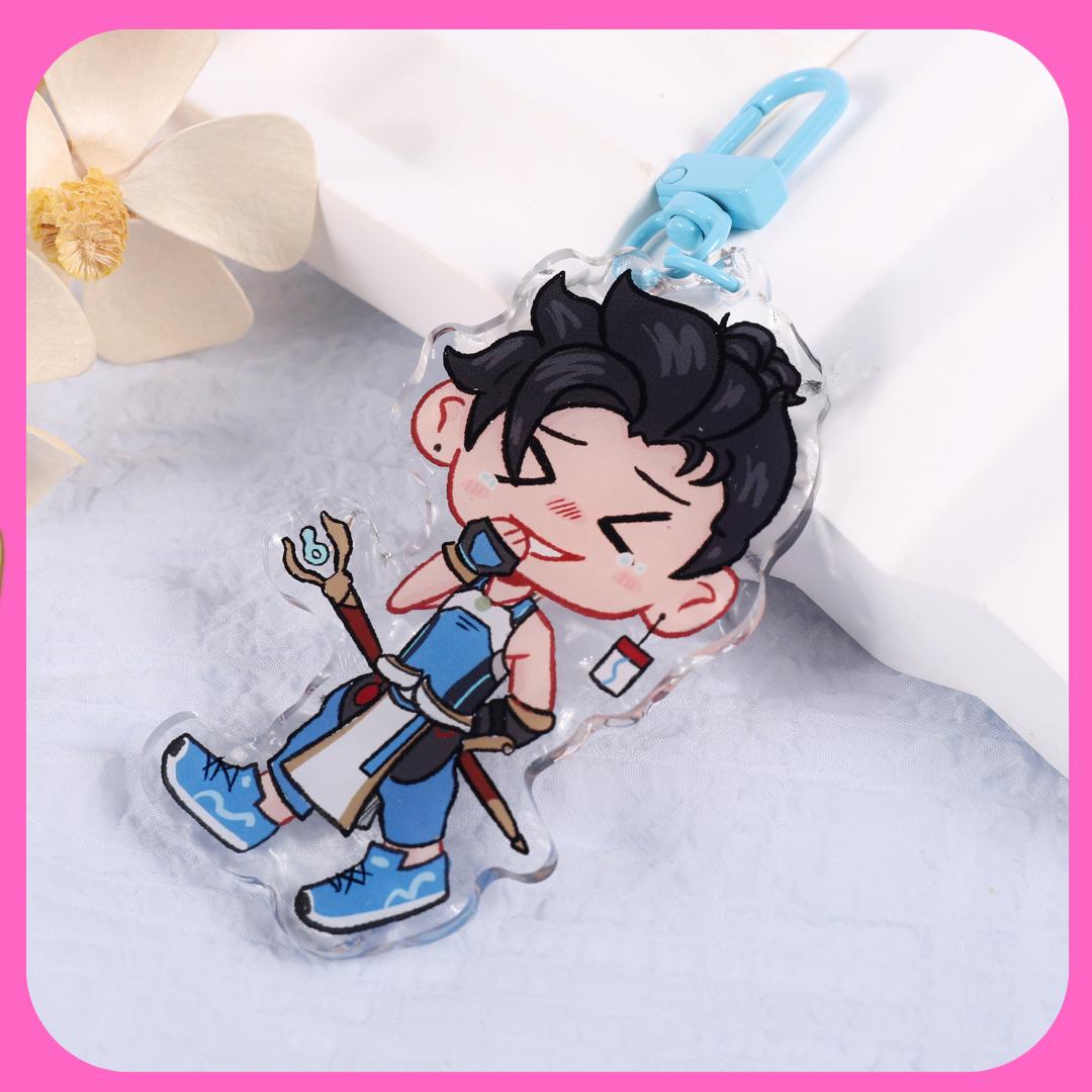 Wuyang Acrylic Ripple Keychain | Overwatch 2 | - Etsy