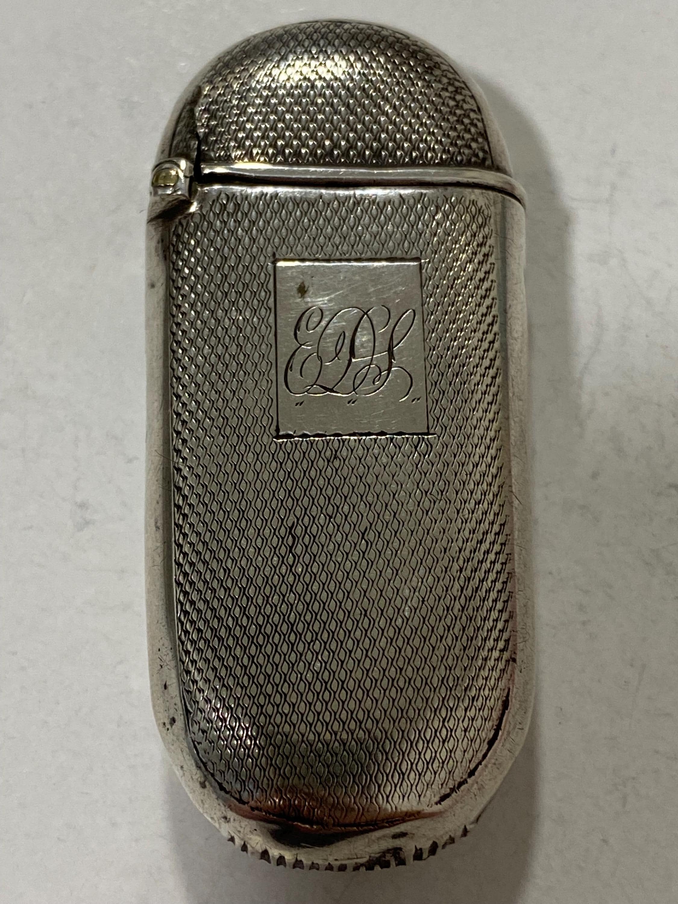 Sterling Silver Matchbook Holder - Etsy