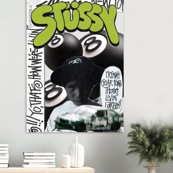 Stussy ポスター 楽天市場】ステューシー ポスター STUSSY 90s VINTAGE POSTER A