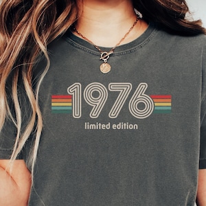 1976 50th Birthday T-Shirt, Retro Vintage Style