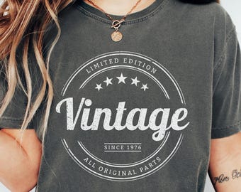 Vintage 1976 T-Shirt, 50th Birthday Gift