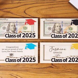 Porte-monnaie de remise de diplôme personnalisé, cadeau de remise de diplôme gravé, porte-monnaie de remise de diplôme personnalisé, cadeau de classe de 2025, cadeau de remise de diplôme pour elle/lui.