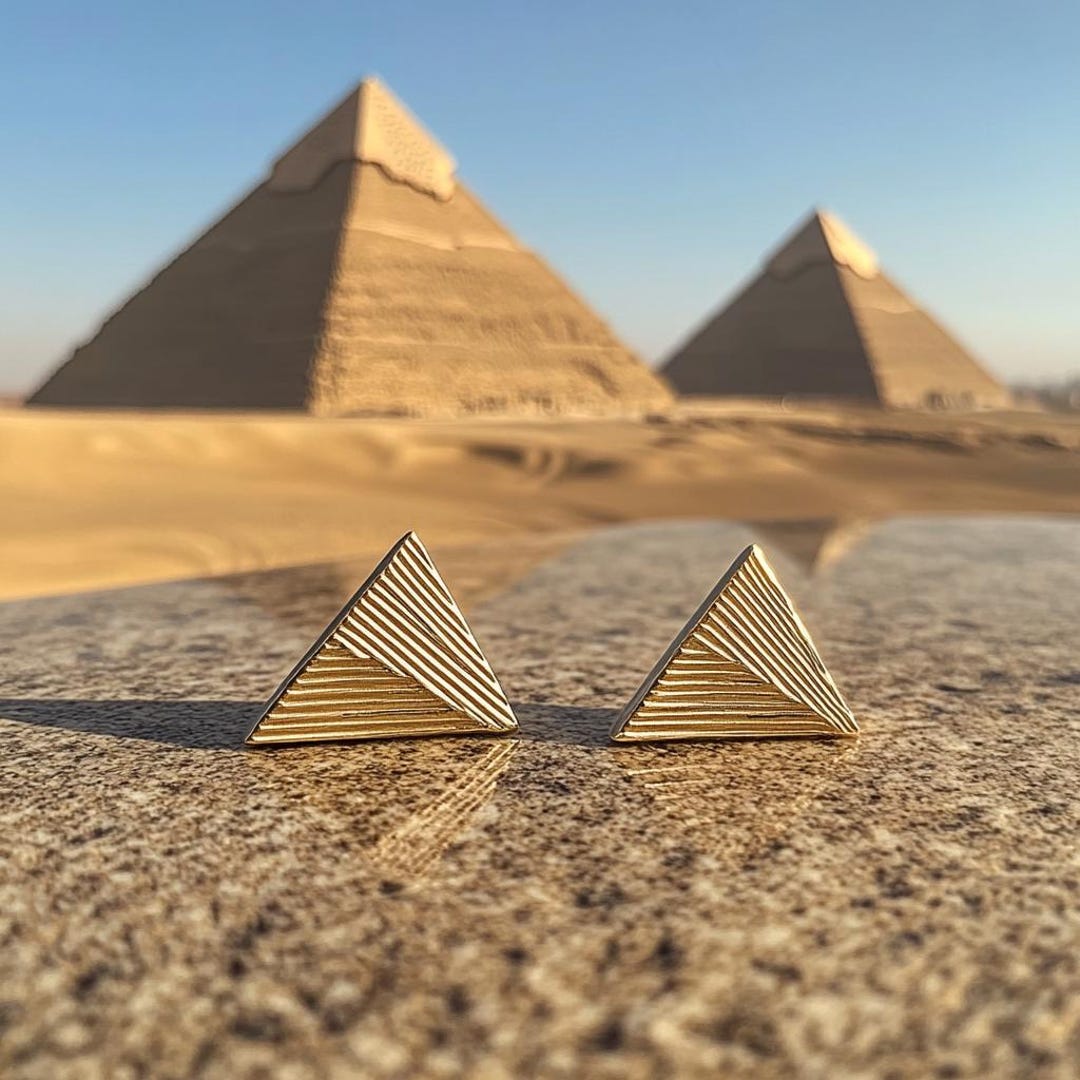 Pyramid Echo Earrings - Etsy