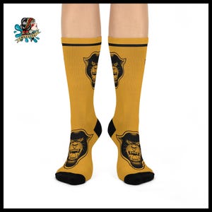 Novelty tattoo sock for matching groups or sports team tattoo outfit idea artist sock birthday present for him or her colorful unisex gift