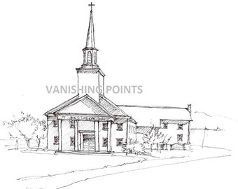 Digital jpg of St. Johns Lutheran Church