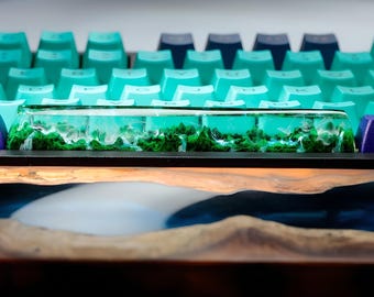 Mystery Forest spatiebalk Artisan keycap, custom keycaps spatiebalk, Cherry MX keycaps, custom mechanische keycaps