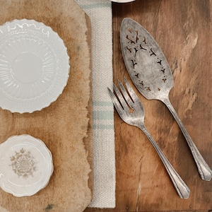 set da portata placcato argento antico/vintage