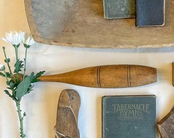 Antique Juggling/Exercise Pin || Primitive Decor || Vintage Wooden Decor