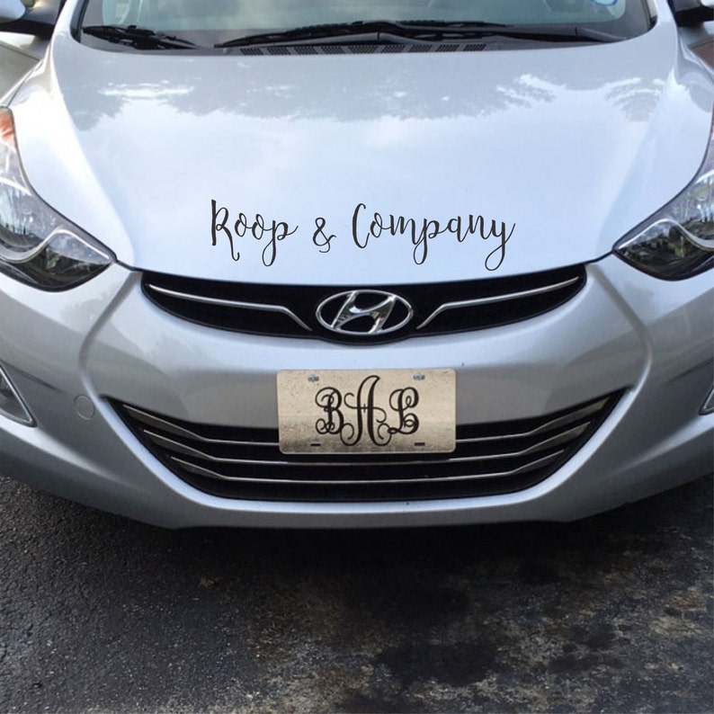 Monogram License Plate Mirrored Chrome Mirror Car Tag Etsy