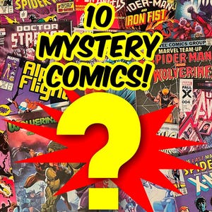 Comic Book Grab Bag! | 10 Random Collectible Comics | Marvel/DC/Mixed Mystery Comic Pack - Your Choice!