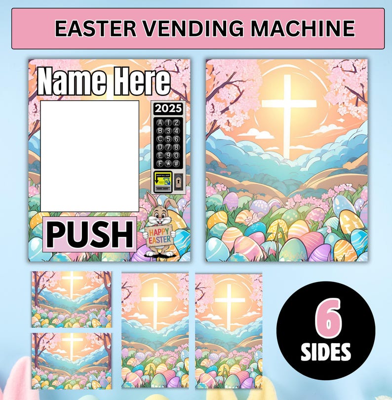 Easter Vending Machine Template Easter Vending Machine Design