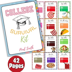 Canva bewerkbaar afstudeercadeaukaartboek, lastminutecadeau voor afstudeerder, afstudeercadeaukaarthouder voor middelbare scholieren en studenten, 4 x 6, 5 x 7