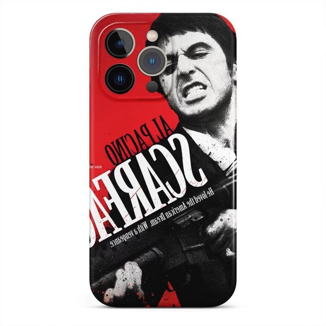 Scarface AL Pacino Phone Case Iconic Movie Design Retro Style