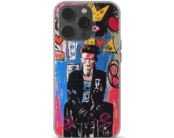 Basquiat Art Phone Case graffiti art cover for iPhone 16e, 14, 13, 12, 11, SE, Samsung S25, A15, S21, S23 Ultra, Google pixel 8, 9 Pro