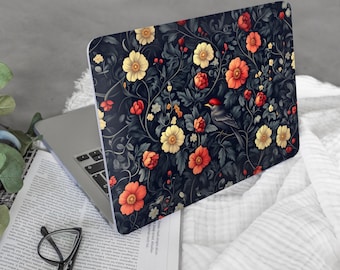 Funda con diseño de flores silvestres, funda para MacBook, fondo de pantalla estético, funda para portátil, funda para MacBook Pro 16 15, Air 13 14, regalo para propietarios de MAC