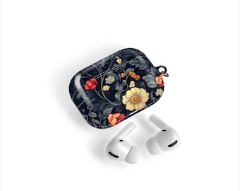Estuche con diseño de flores silvestres, funda con fondo de pantalla estético para AirPod, funda para AirPod Pro, funda para Samsung Buds, funda para Google Pixel Buds, AirPods personalizados