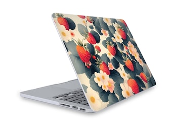 Estuche para MacBook con imágenes prediseñadas de fresas, funda para portátil con fresas, funda para MacBook Pro 16 15, Air 13 14, regalo para propietarios de MAC