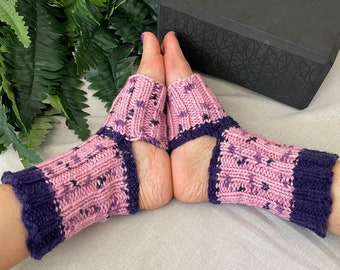 Purple Yoga Socks/Dance Socks