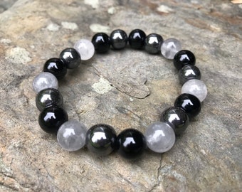 Wrist Mala with Hematite