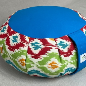 Zafu Meditation Cushion Cover with Buckwheat Hulls