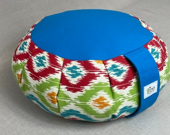 Zafu Meditation Cushion Cover with Buckwheat Hulls