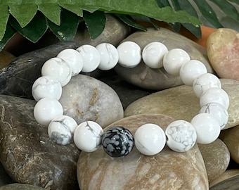 Howlite Mala Bracelet / Wrist Mala