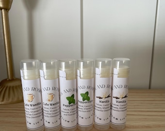 Bálsamo labial en barra de sebo natural / Bálsamo labial hidratante con cera de abejas, aceite de ricino y vitamina E para el cuidado de los labios Bálsamo labial nutritivo hecho a mano para el cuidado de la piel de los labios secos