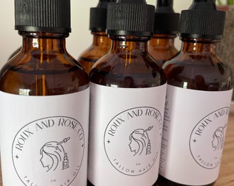 Tallow Hair Oil for Hair Growth | Natural Scalp Treatment | Nourishing Hair Serum with Argan, Jojoba & Rosemary | Clean Beauty Hair Oil