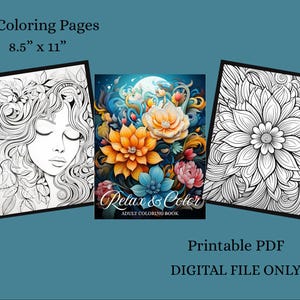 Relaxing Adult Coloring Book
