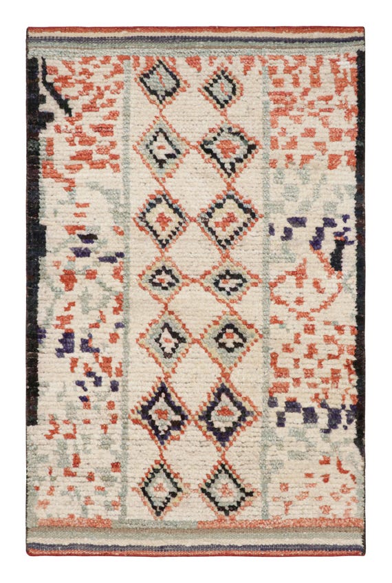 カラフルな幾何学模様が美しいモロッコ風ラグ「Rug & Kilim」 - Etsy 日本