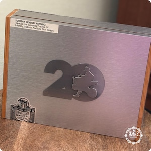Empty Wooden Cigar Box (10.5x8x2.5 in)