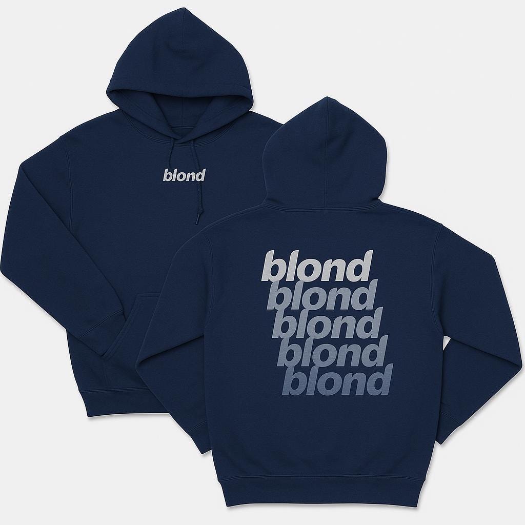 Etavirp スウェット L Frank Ocean blonded Frank Ocean Blond Hoodie, Frank Blond Hoodie, Frank Ocean Car