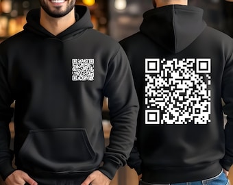QR Code F.U Hoodie, Funny gift, QR code sweater/ Tshirt. Gift for all season
