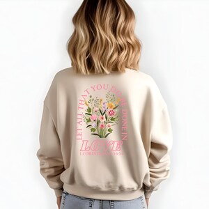 Let All That You Do Be Done In Love Hoodie, Sweatshirt, T-Shirt, Motivational Clothing, Positive Message Fashion, Gift for Love Ones bild 5