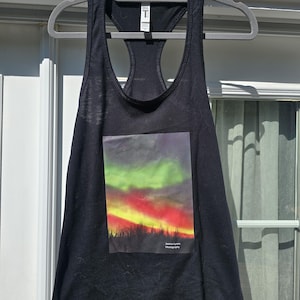 Northern lights Racerback Tank