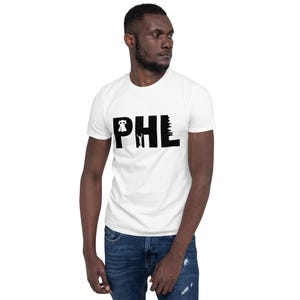PHL Short-Sleeve Unisex T-Shirt, Philly Tee, Philadelphia Shirt, Philly T-Shirt