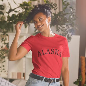 Alaska Short-Sleeve Unisex T-Shirt, Alaska Outfit, Alaska Shirt, Alaska Tee, Alaska Gift