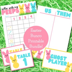 Rollin With My Peeps Bunco Druckbare Ergebnislisten | Oster Bunco Ergebnislisten | Bunco bündeln | Druckbare Ergebnislisten | Bunco PDF |Bunco Nacht
