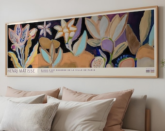 Henri Matisse Inspired Print: Colorful Abstract Botanical Wall Art for Modern Gallery Decor