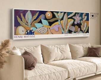 Henri Matisse Inspired Print: Colorful Abstract Botanical Wall Art for Modern Gallery Decor