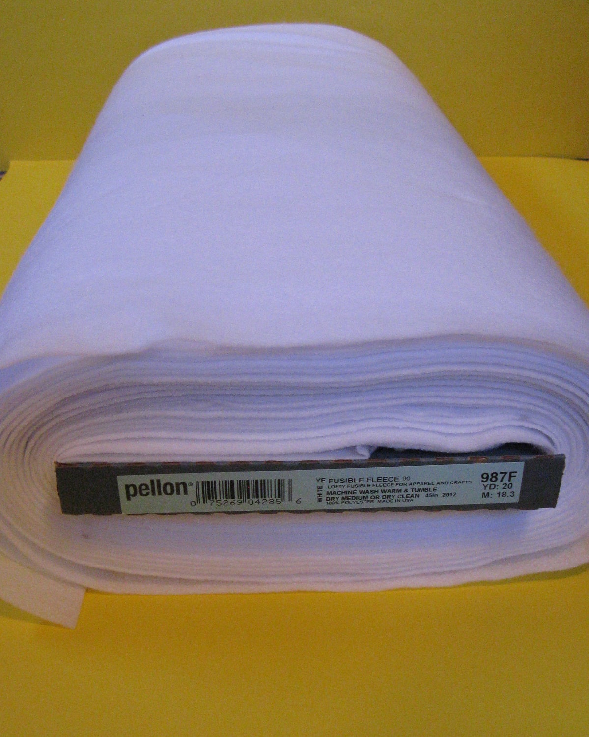 Pellon Fusible Fleece Interfacing 987F 44 wide white sold Etsy