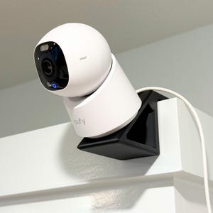 Angled Over-Cabinet Eufy Camera Mount | No Drilling | Tool-Free