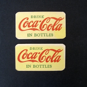 Lot of Vintage Coca Cola Collectibles - Coca Cola Coupon Cards - Coca Cola Uniform Patches - Coca Cola Bingo Markers - Free Shipping