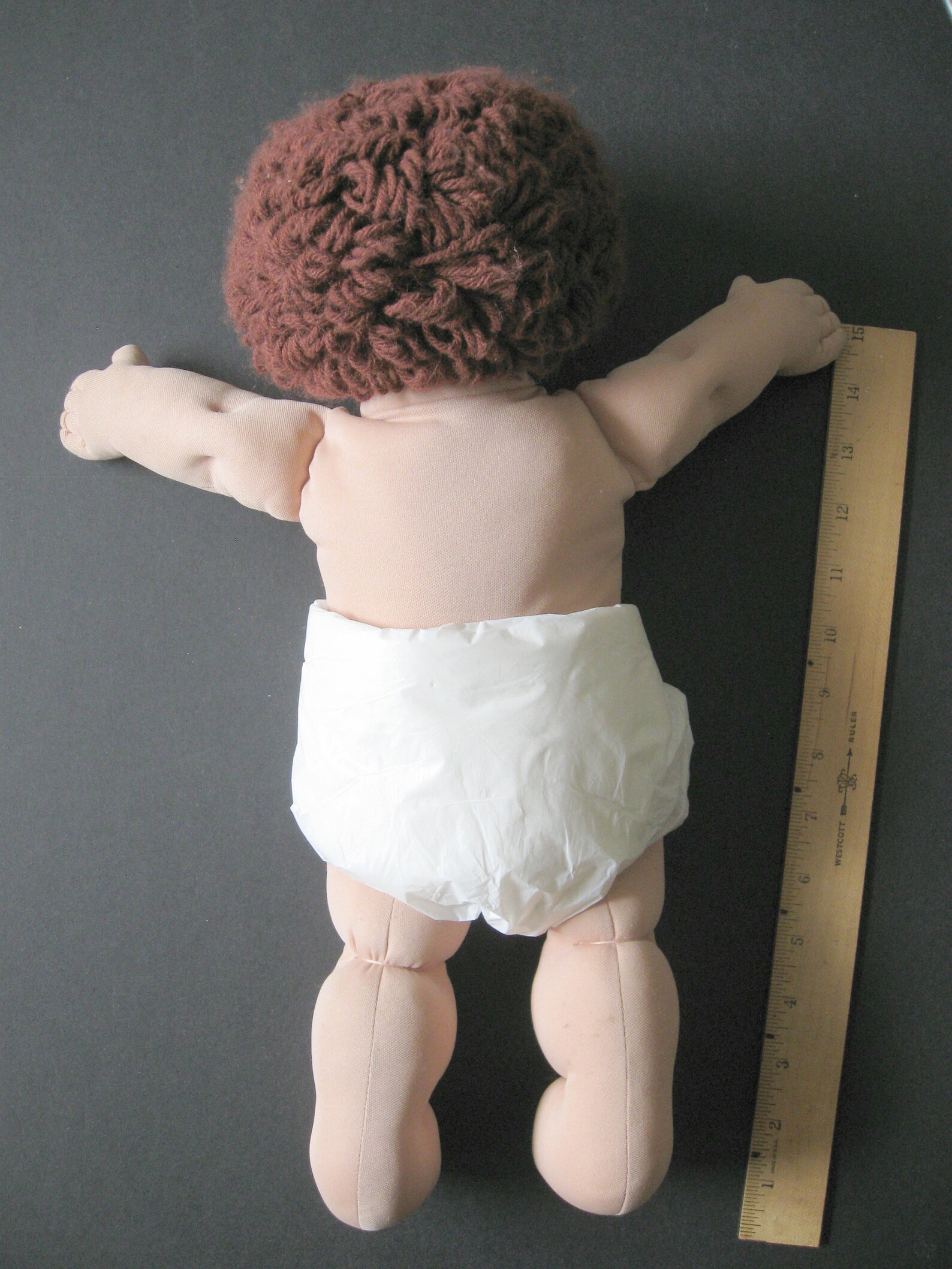 Vintage Cabbage Patch Kid Doll With Brown Hair and Brown Eyes Etsy