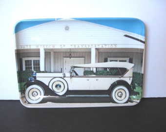 Pate Museum of Transportation Souvenir Tray, Pate Museum Cresson Texas Melamine Tidbit Tray, Pate Museum Mebel Collector Tray, Free Shipping